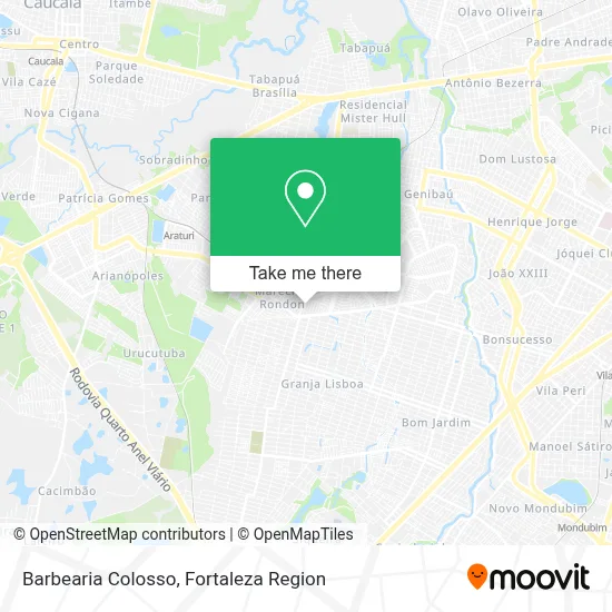 Barbearia Colosso map