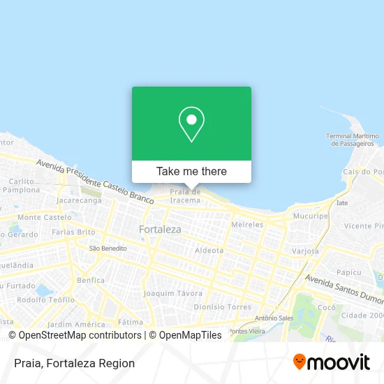 Praia map