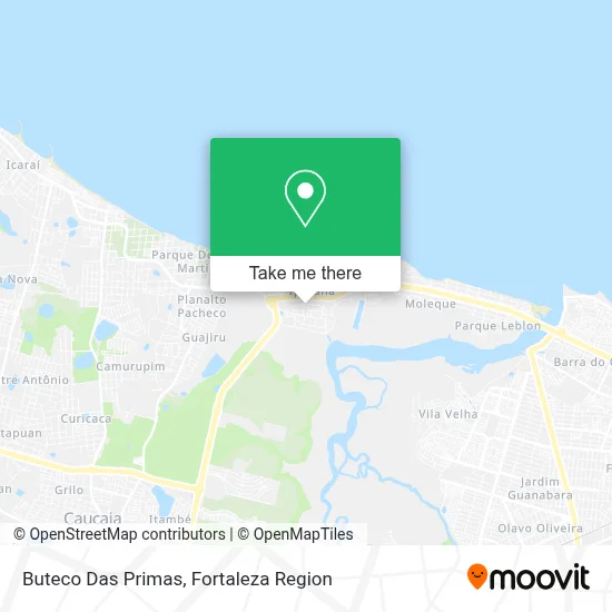 Buteco Das Primas map