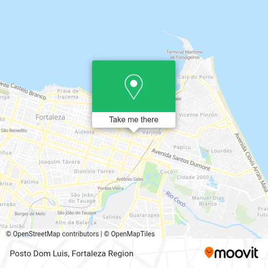 Posto Dom Luis map