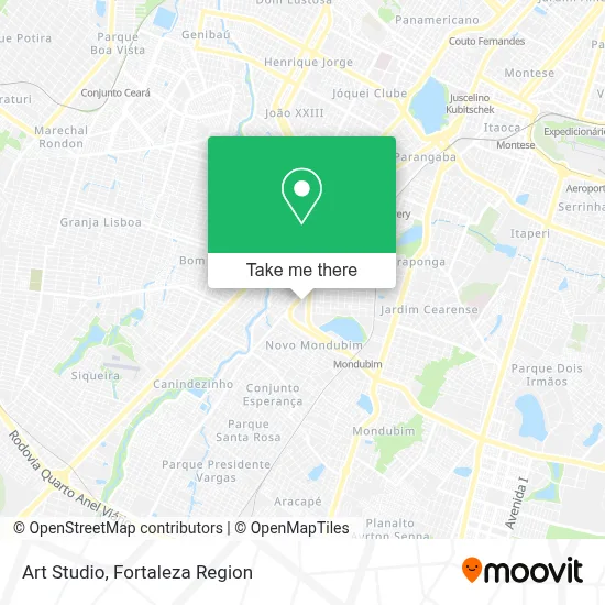 Arte Studio map