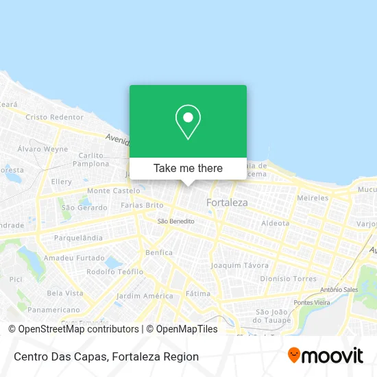 Centro Das Capas map