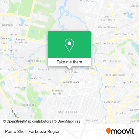 Posto Shell map