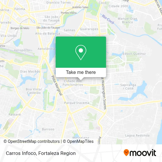 Carros Infoco map