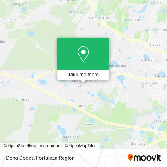Dona Doces map