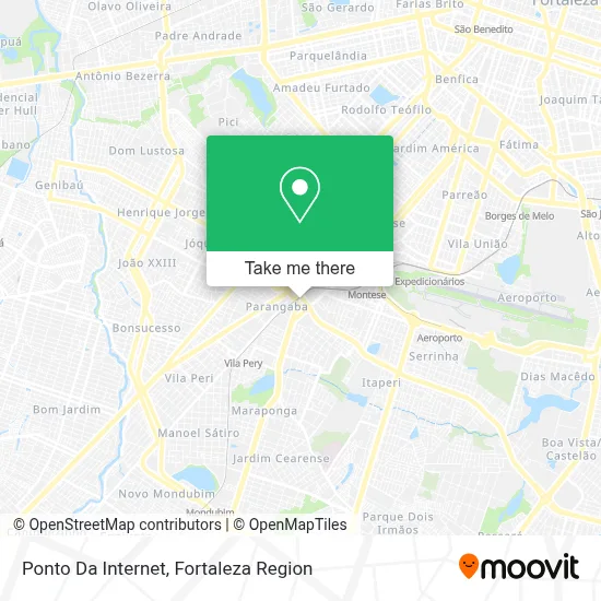 Ponto Da Internet map