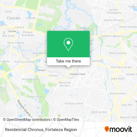 Residencial Chronus map