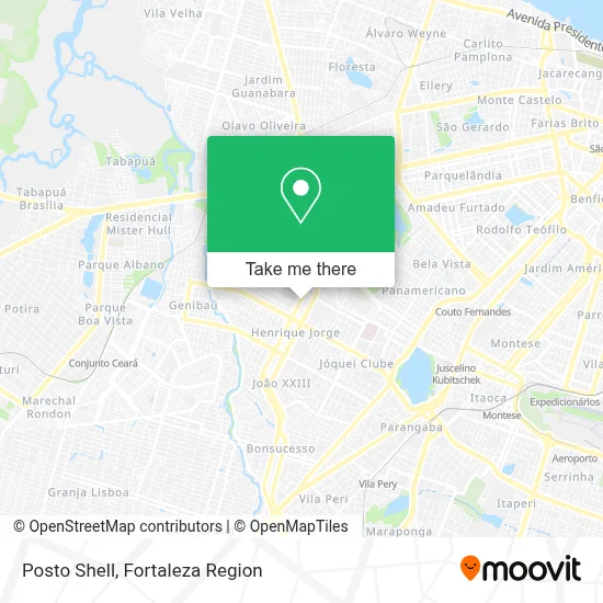 Posto Shell map