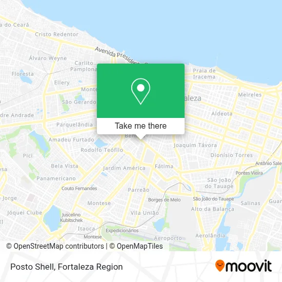 Posto Shell map