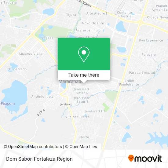 Dom Sabor map