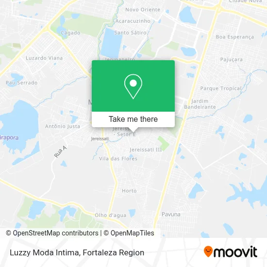Luzzy Moda Intima map