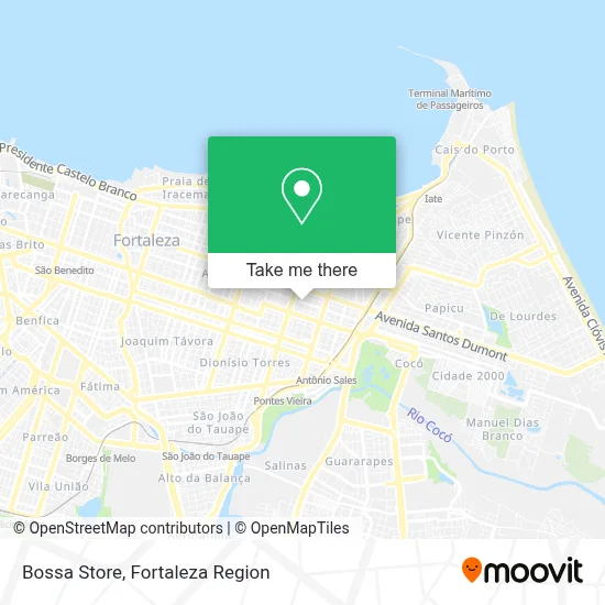 Bossa Store map