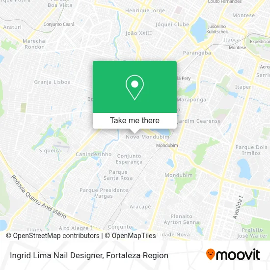 Ingrid Lima Nail Designer map