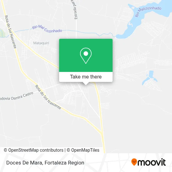 Doces De Mara map