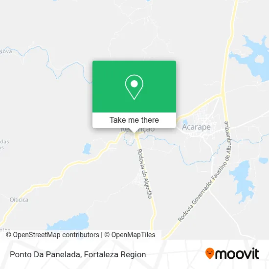 Ponto Da Panelada map