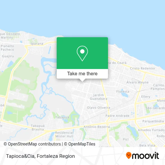 Tapioca&Cia map