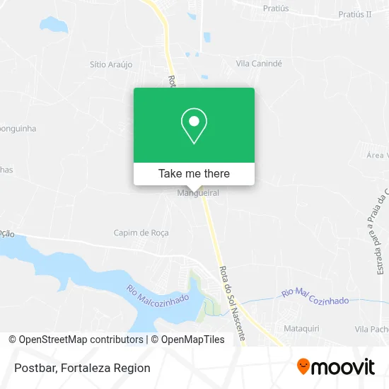 Postbar map