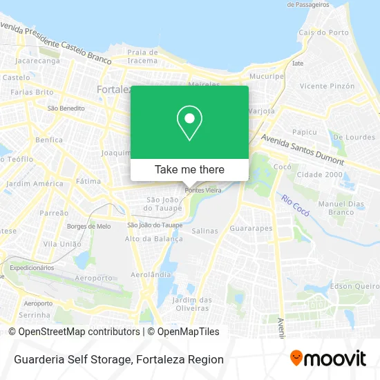 Guarderia Self Storage map