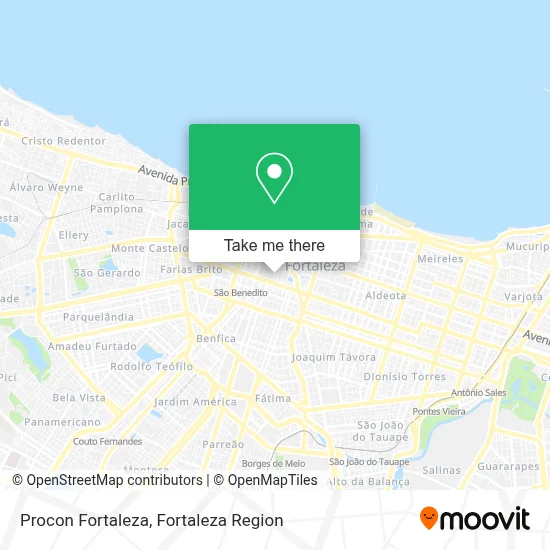Procon Fortaleza map