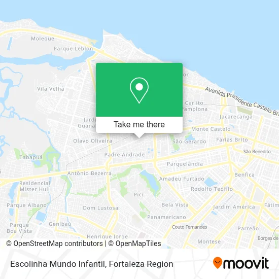 Escolinha Mundo Infantil map
