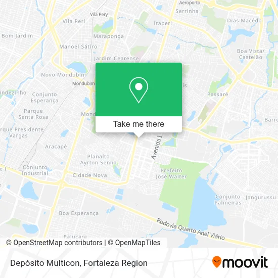 Depósito Multicon map