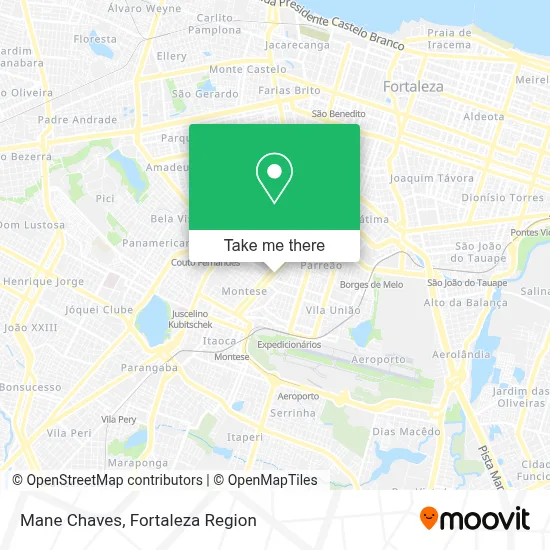 Mane Chaves map