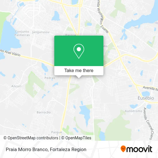 Praia Morro Branco map