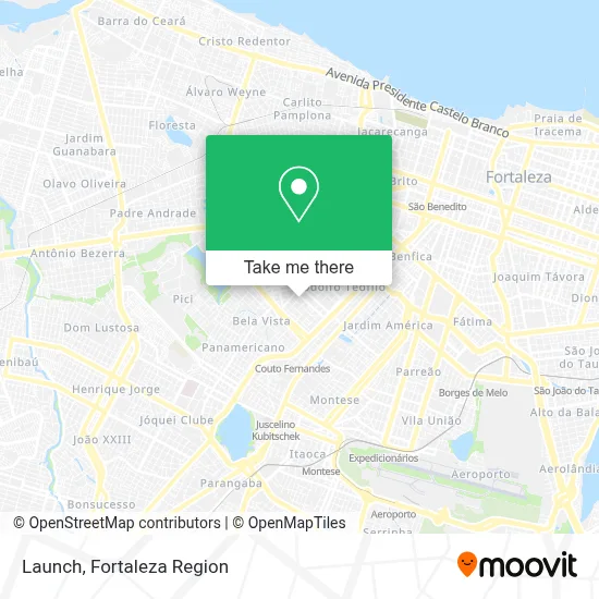 Launch map