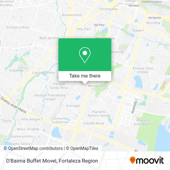 D'Baima Buffet Movel map