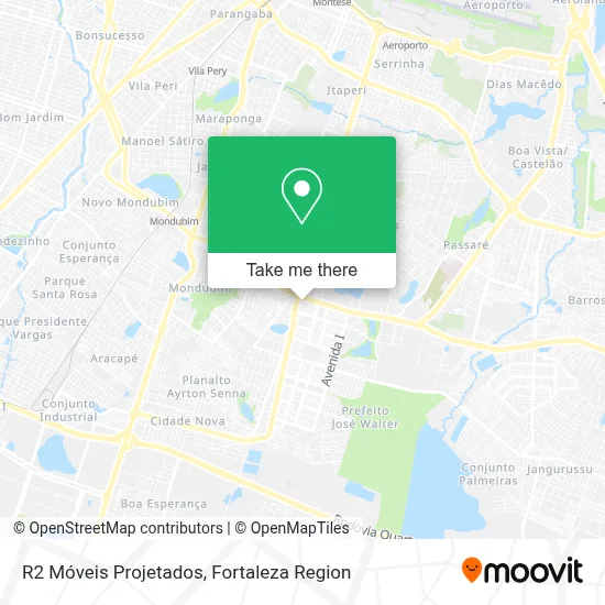 R2 Móveis Projetados map