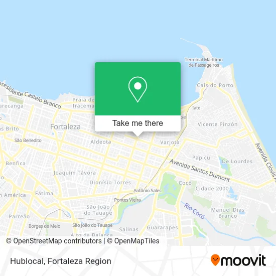 Hublocal map