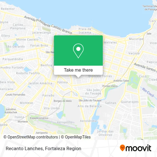 Recanto Lanches map