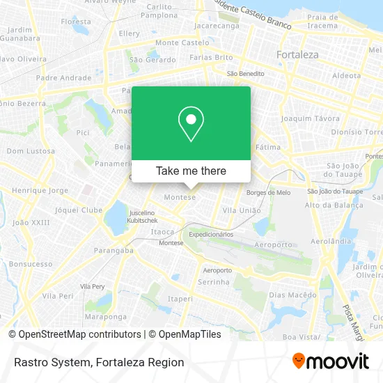 Rastro System map
