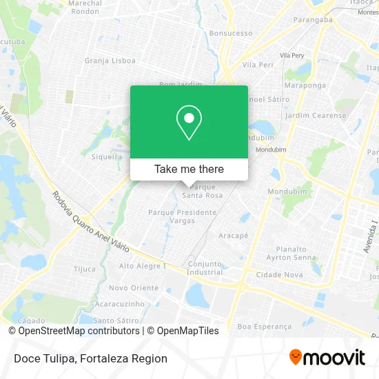 Doce Tulipa map