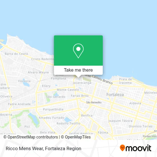 Ricco Mens Wear map