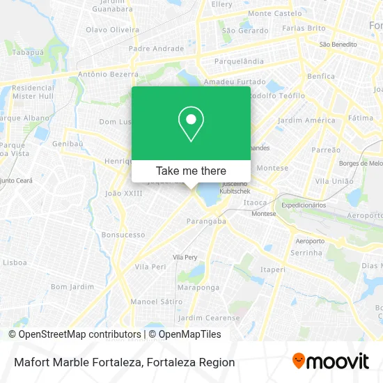 Mafort Marble Fortaleza map