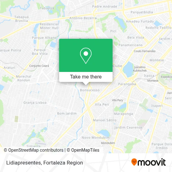 Lidiapresentes map