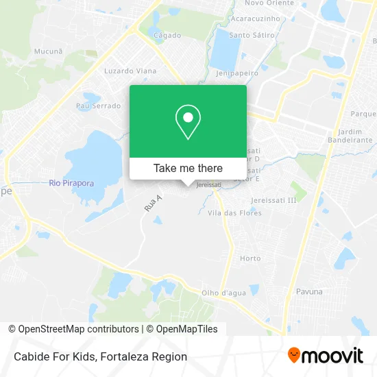 Cabide For Kids map