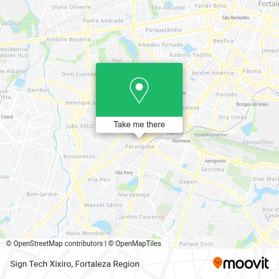 Sign Tech Xixiro map