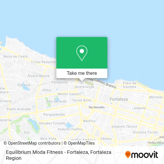 Equilibrium Moda Fitness - Fortaleza map
