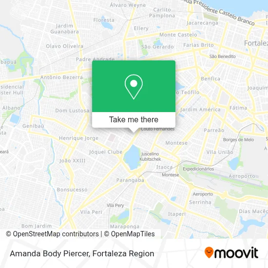 Amanda Body Piercer map