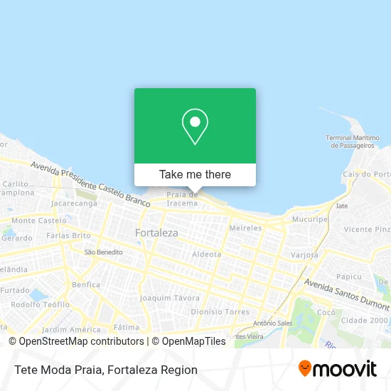 Tete Moda Praia map