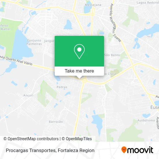 Procargas Transportes map