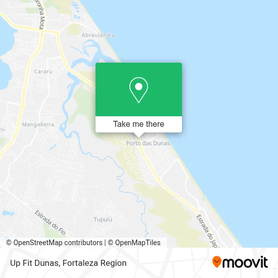 Up Fit Dunas map