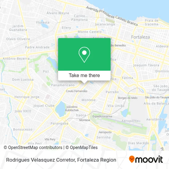 Rodrigues Velasquez Corretor map