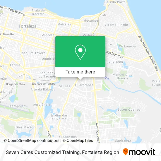 Seven Cares Customized Training map