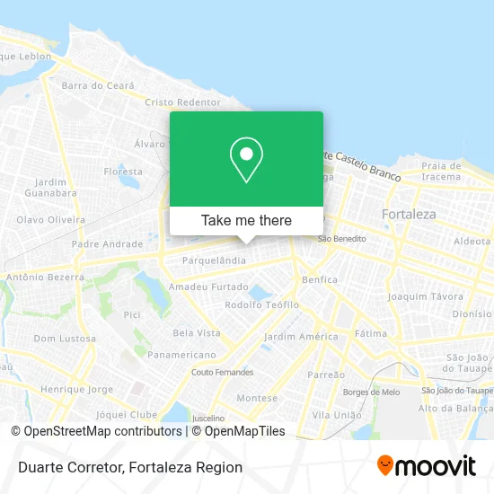 Duarte Corretor map