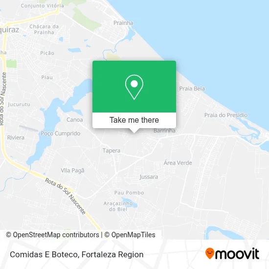 Comidas E Boteco map