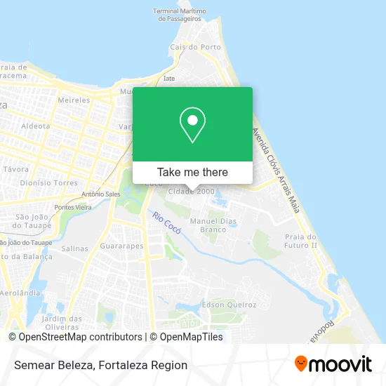 Semear Beleza map