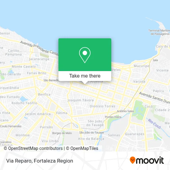 Via Reparo map